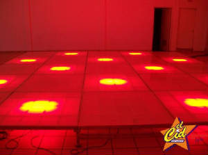 pista iluminada