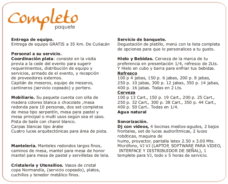 Paquete completo 2011